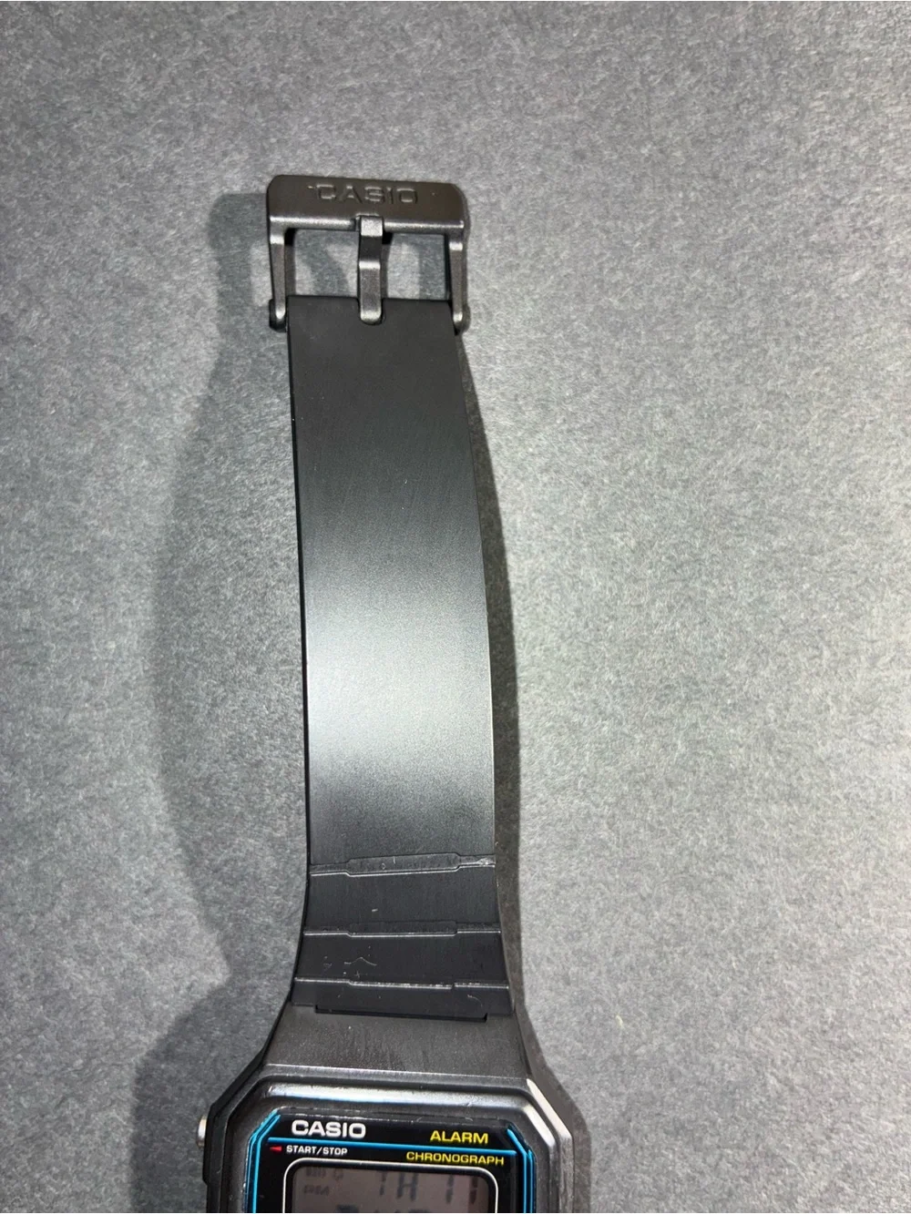 Casio Digital Watch - Black with Silver Accents